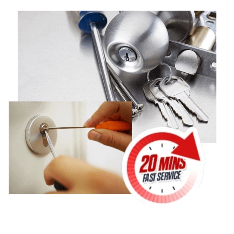 Locksmith service tools and keys